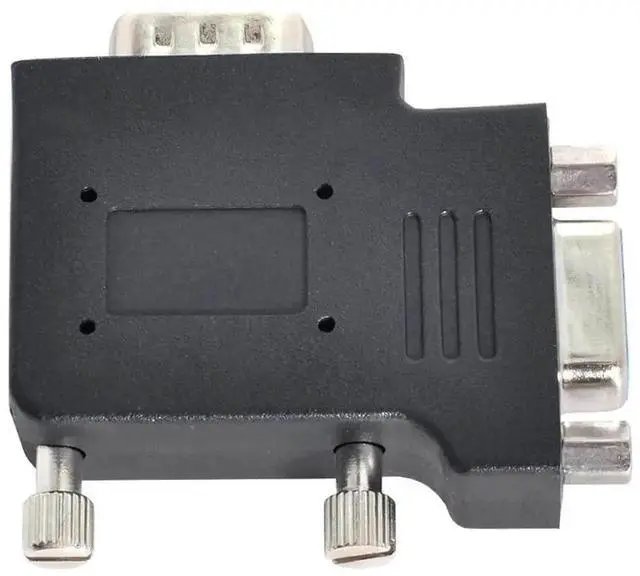 Alt view image 5 of 6 - WRIARICH Vertical Flat Left 90 Degree VGA SVGA Male to Female Extension Adapter, Black Right Angle VGA Extender