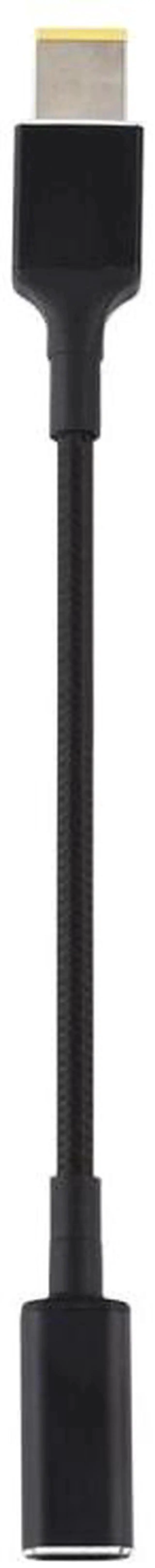 Alt view image 4 of 5 - WRIARICH 100W PD Nylon Braided Power Cable, 18.5-20V Big Square Male Plug to USB-C Type-C Fast Charging Adapter Cord