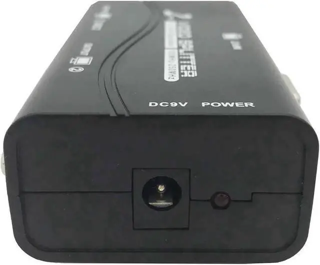 Alt view image 3 of 6 - WRIARICH 1 in 2 Out VGA Splitter 2-Port 250MHz VGA Distribution Hub, Supports Max 1920x1440@60Hz Resolution for PC, Monitor, Projector