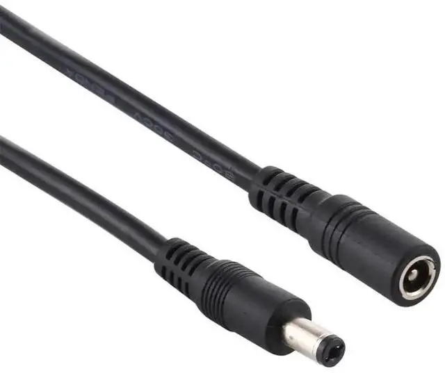 Alt view image 4 of 5 - WRIARICH 1.5M Black DC Power Extension Cable 5.5x2.1mm Female to Male, Support Max 8A Current