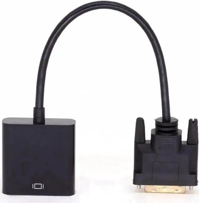 Alt view image 4 of 5 - WRIARICH 25CM Active Dual Link DVI-D 24+1 Male to VGA Female DAC Converter Cable, Digital to Analog Video Adapter Support 1080P