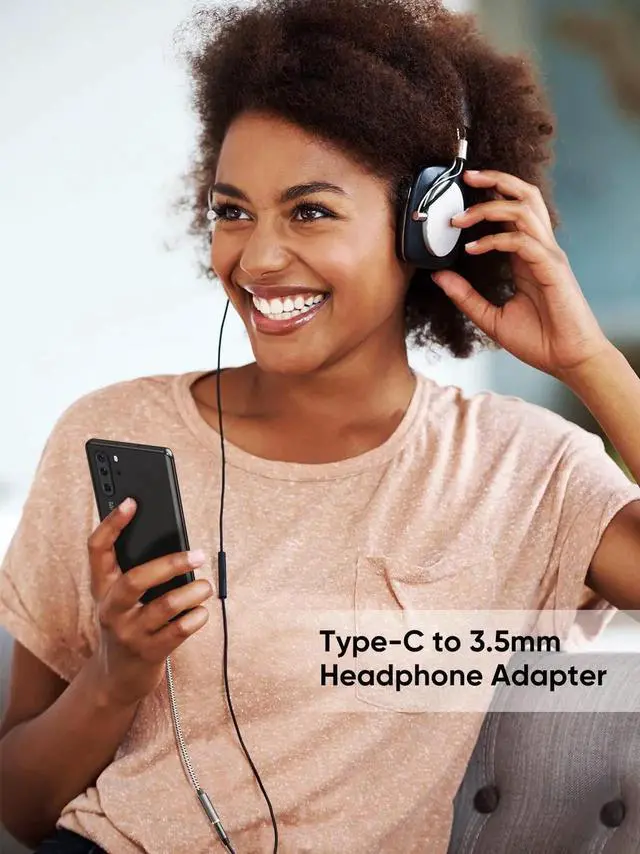 Alt view image 7 of 7 - WRIARICH 0.33FT USB C to 3.5mm Audio Adapter with Built-in 24Bit/96kHz HiFi DAC, Type-C Aux Headphone Dongle Compatible with iPhone 15/16 Series Galaxy S24 S23 Ultra Pixel 9 iPad