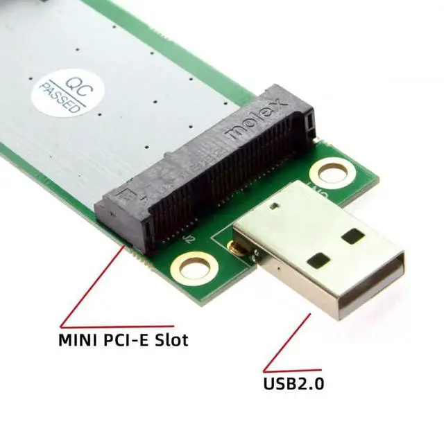 Alt view image 4 of 7 - WRIARICH Mini PCI-E WWAN to USB Adapter with SIM Card Slot, Test Board for 3G 4G 5G LTE Wireless Modem Module