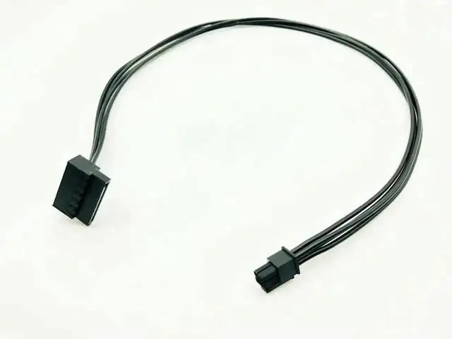 Alt view image 2 of 3 - WRIARICH 5 Pack 45CM Mini 4 Pin to 15Pin SATA Power Cable, Mini 4Pin Motherboard Converter Cord for Lenovo 510S 510A M410 M415 B250 Motherboard SSD HDD Power Supply