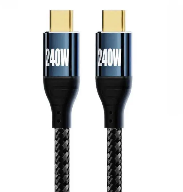 Alt view image 6 of 7 - WRIARICH 2.0M USBC to USBC Male to Male Cable, Max 240W PD Fast Charging Cord, USB2.0 480Mbps Data Transfer