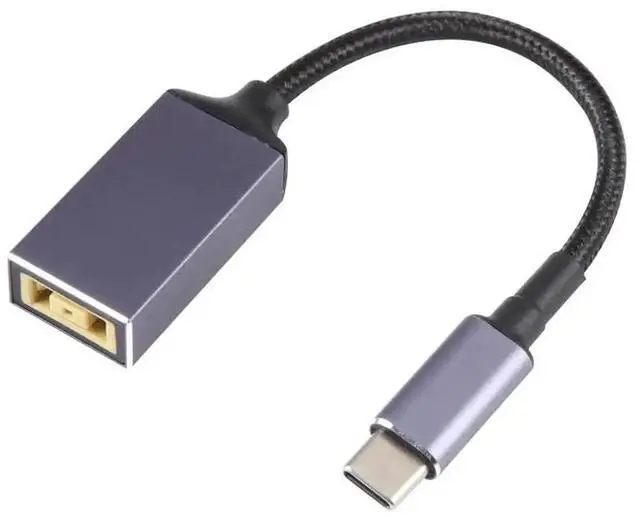 Alt view image 3 of 6 - WRIARICH Nylon Braided USB-C Male to Square DC Female Power Conversion Cable