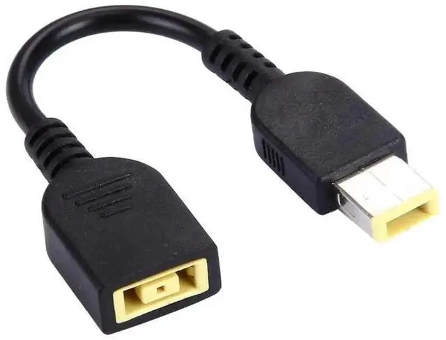 Main image of WRIARICH 10cm Laptop Power Extension Cable, 1st Gen Big Square Female to 1st Gen Big Square Male DC Adapter Cord