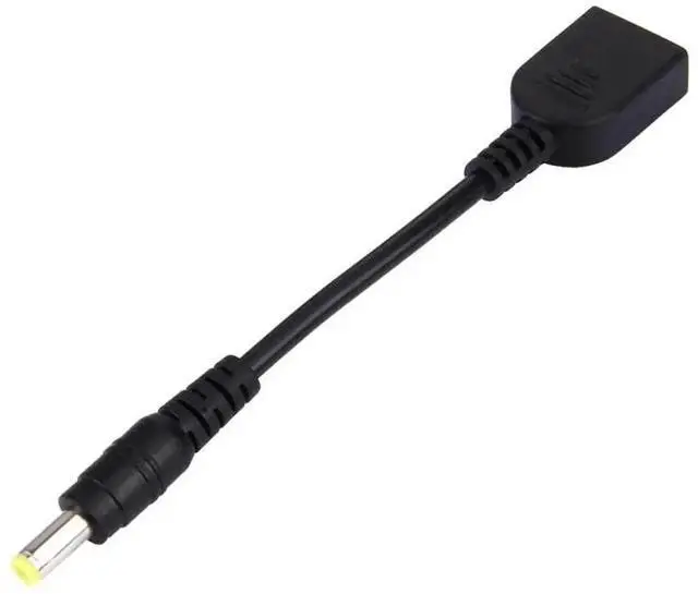 Alt view image 2 of 4 - WRIARICH 10cm Laptop Power Conversion Cable, 1st Gen Large Square Female to 5.5×2.5mm Male DC Charging Cord