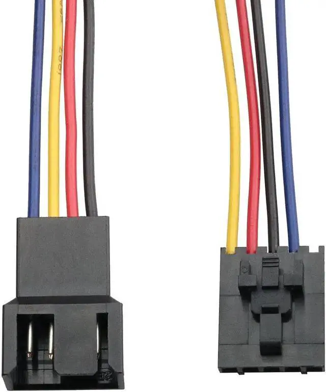 Alt view image 4 of 4 - WRIARICH 4PCS 6.89 Inch / 17.5cm 5Pin to 4Pin CPU Fan Adapter Extension Cable