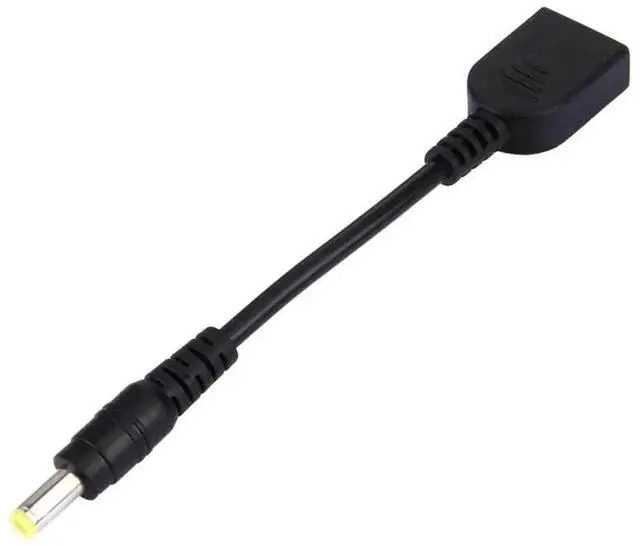 Alt view image 2 of 4 - WRIARICH 10cm Laptop Power Conversion Cable, 1st Gen Big Square Female to 5.5×2.5mm Male DC Charging Connector Cord