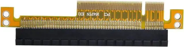Alt view image 2 of 5 - WRIARICH PCI-E 8X to 16X Riser Card Extender, Male to Female GPU Graphics Card Extension Adapter