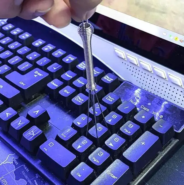 Alt view image 2 of 5 - WRIARICH 4-in-1 Mechanical Keyboard Disassembly Tool Kit, Switch Puller + Keycap Puller + IC Extractor + Fine Grease Brush for Keyboard Lubing & Electronic Component Removal, 4 Pieces Set