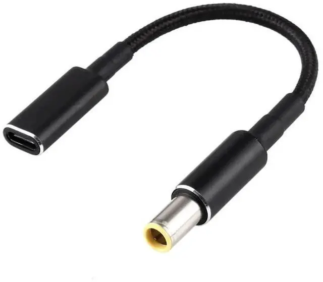Alt view image 3 of 5 - WRIARICH 100W PD Nylon Braided DC 7.9×0.9mm to USB-C Fast Charging Converter Cable, 18.5V-20V Input