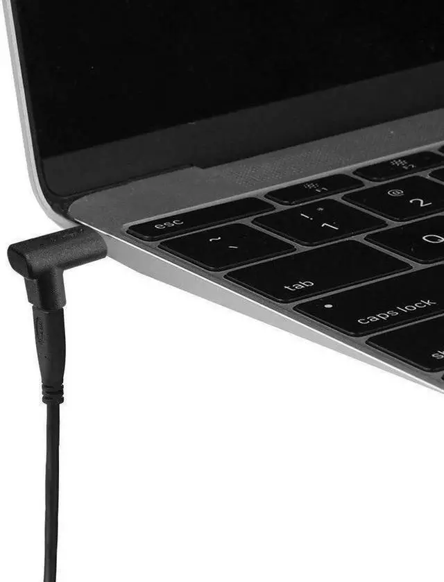 Alt view image 3 of 7 - WRIARICH 2 Pack Up & Down Angled USB-C Adapter, 100W Fast Charging 4K Video Type-C Connector