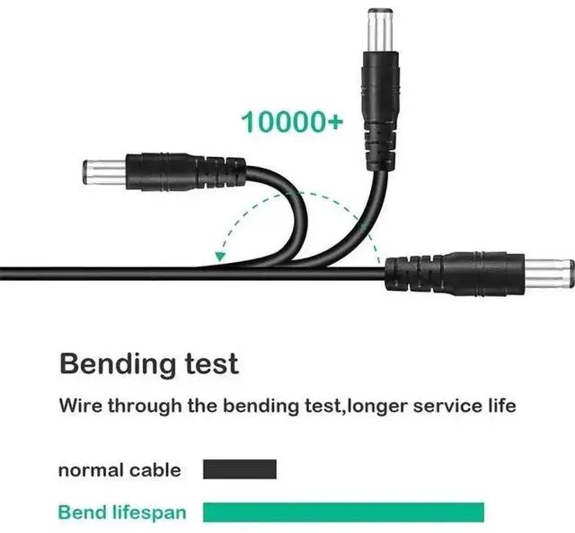 Alt view image 5 of 6 - WRIARICH 1.5m USBC to DC 5.5×2.1mm PD Trigger Power Cable for DC Powered Devices