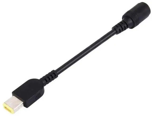 Alt view image 2 of 5 - WRIARICH 10cm Laptop DC Power Converter Cable, 1st Gen Big Square Male to 7.9×5.5mm Female Charging Adapter Cord