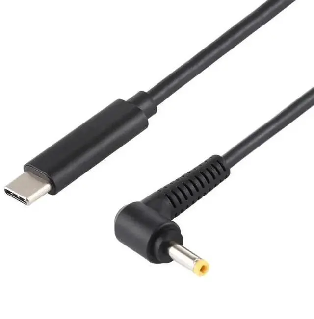 Alt view image 5 of 6 - WRIARICH 1.5M USB-C to 4.0×1.7mm DC Plug Laptop PD Charging Cable | Type-C Input to 4017 DC Barrel Power Cord