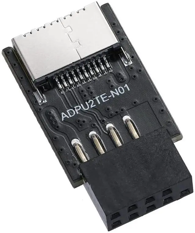 Main image of WRIARICH USB 2.0 9Pin Header to Type-E Internal Adapter, Motherboard Front Panel Connector Converter