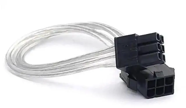 Alt view image 4 of 7 - WRIARICH 6 Pin Male to Female PCI-E Power Extension Cable for Graphics Card