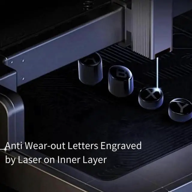 Alt view image 6 of 6 - WRIARICH GuliKit NS32 ABXY Keycaps, Replacement Button Covers for King Kong 2 Pro, NS08, NS09 Game Controllers