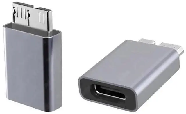 Alt view image 5 of 7 - WRIARICH USB 3.1 Type-C Female to Micro USB 3.0 Male Adapter, 10Gbps High Speed Data & Charging Converter for Laptop External SSD Hard Drives