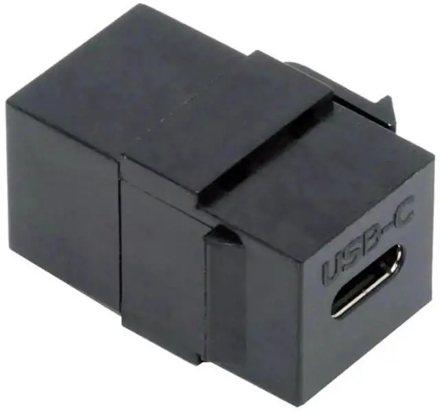 Alt view image 5 of 7 - WRIARICH USB 2.0 Type-C Female to Female Keystone Jack Insert Coupler Adapter, USB-C Keystone Module Socket for Wall Plate Outlet Panel