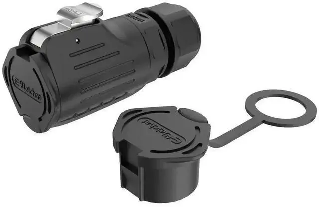 Alt view image 3 of 3 - WRIARICH LP Series Circular Aviation Plug Waterproof Protective Cap, Plastic Dustproof Power Connector Cover