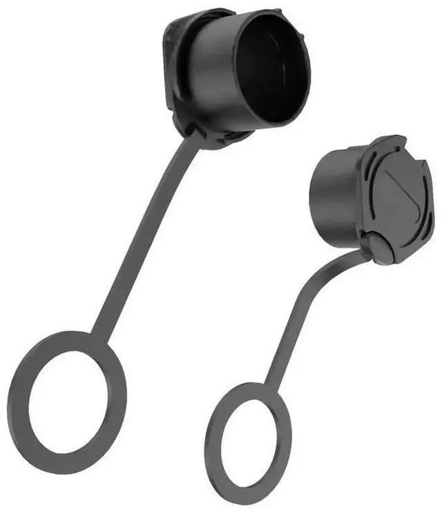 Alt view image 2 of 3 - WRIARICH LP Series Circular Aviation Plug Waterproof Protective Cap, Plastic Dustproof Power Connector Cover