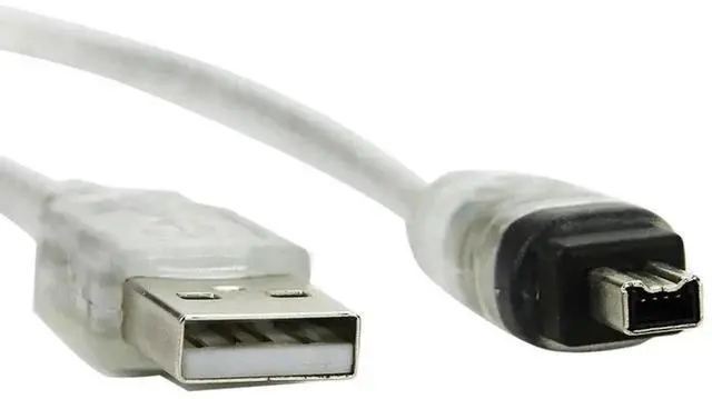 Alt view image 7 of 7 - WRIARICH 1.5M USB 2.0 to IEEE 1394 4Pin iLink Firewire Cable Specially for DCR-TRV75E DV Camcorder, 4.92FT