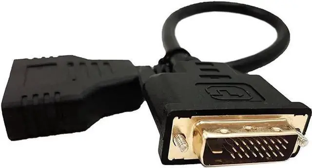 Alt view image 5 of 5 - WRIARICH SinLoon Gold-Plated DVI 24+1 Male to Dual HDMI Female Splitter Cable, 1080P DVI to HDMI Video Converter Adapter