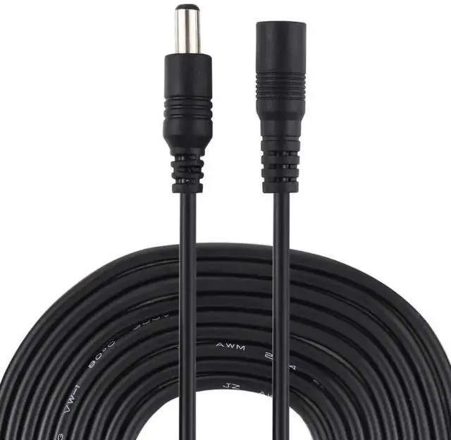 Main image of WRIARICH 2m DC Power Extension Cable 5.5x2.1mm Female to Male, 22AWG Wire for Laptops