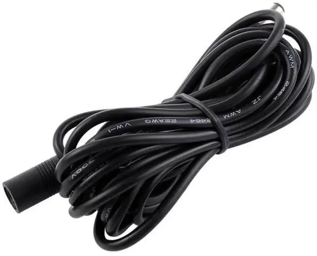 Alt view image 4 of 6 - WRIARICH 2m DC Power Extension Cable 5.5x2.1mm Female to Male, 22AWG Wire for Laptops