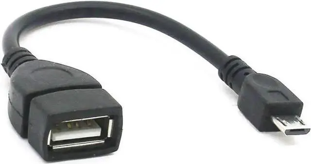 Alt view image 2 of 4 - WRIARICH 2 Pack Micro USB to USB 2.0 OTG Adapter, Micro USB Male to USB Female On-The-Go Connector for Samsung, LG and Android Phones (Black)