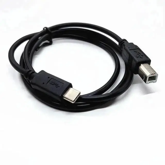 Main image of WRIARICH Braided USB-C to USB 2.0 B Printer Cable, Compatible with MacBook, Brother Printers & MIDI Controllers