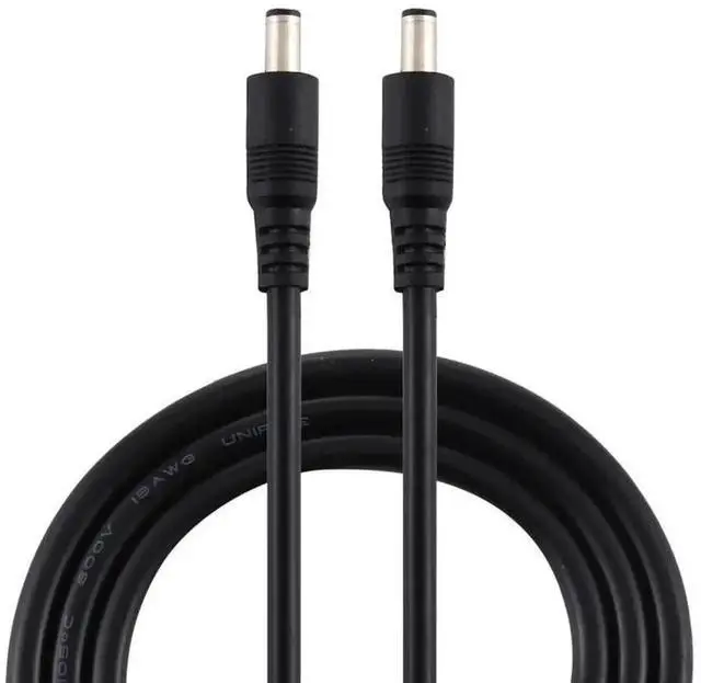 Main image of WRIARICH 1.5m Black 8A DC 5.5×2.1mm Male to Male Extension Power Cable