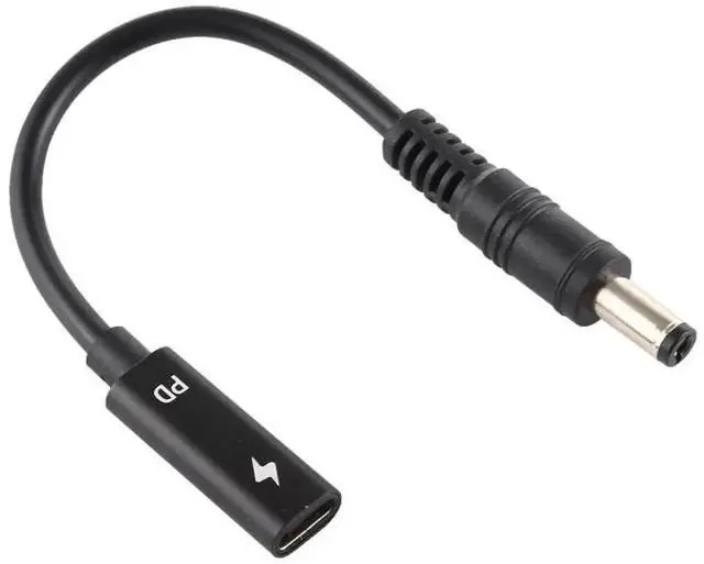 Alt view image 5 of 6 - WRIARICH USB-C PD Trigger to 5.5×2.1mm DC Barrel Power Charging Cable, Type-C Input to DC5521 Male Plug Power Conversion Cord