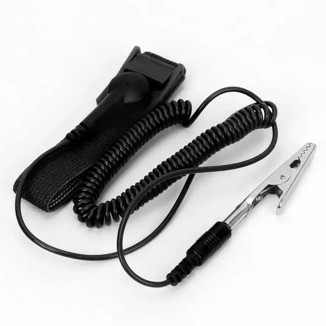 Alt view image 2 of 7 - WRIARICH 11 Inch Adjustable ESD Anti-Static Wrist Strap with Alligator Clip & Extra Long Cord, for PC Assembly & Electronics Repair