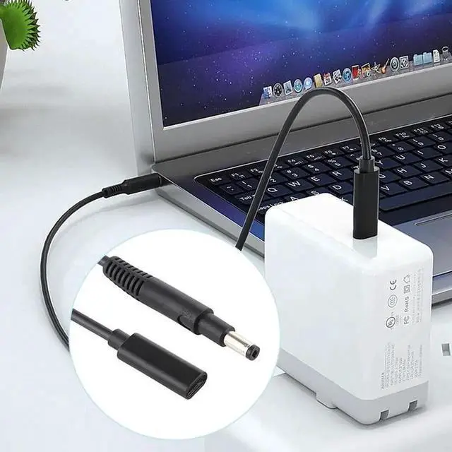 Alt view image 2 of 6 - WRIARICH USB-C to DC 4.8×1.7mm PD Trigger Power Charging Cable|Type-C to DC Barrel Plug Power Adapter Cord