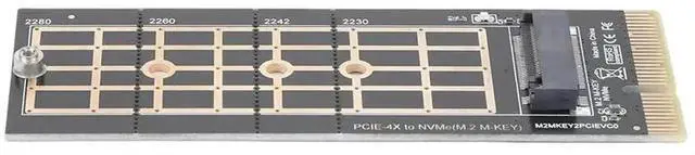 Main image of WRIARICH PCIe 3.0 X4 to NVMe M.2 Adapter Card, PCI-E to M.2 NVMe SSD Converter Supporting 2230/2242/2260/2280 Size SSDs