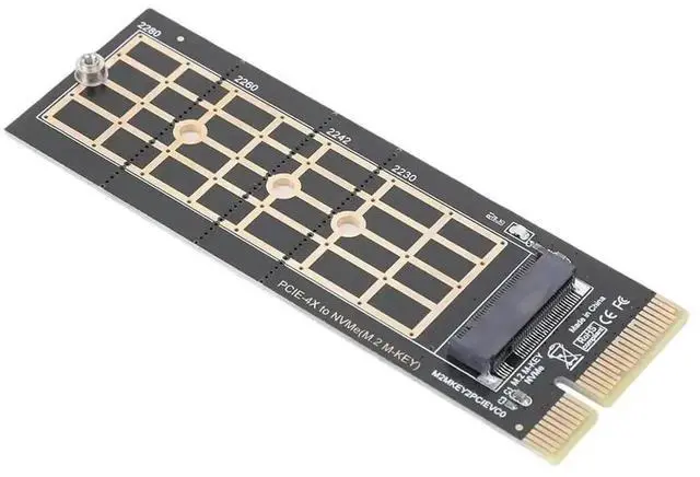 Alt view image 3 of 4 - WRIARICH PCIe 3.0 X4 to NVMe M.2 Adapter Card, PCI-E to M.2 NVMe SSD Converter Supporting 2230/2242/2260/2280 Size SSDs