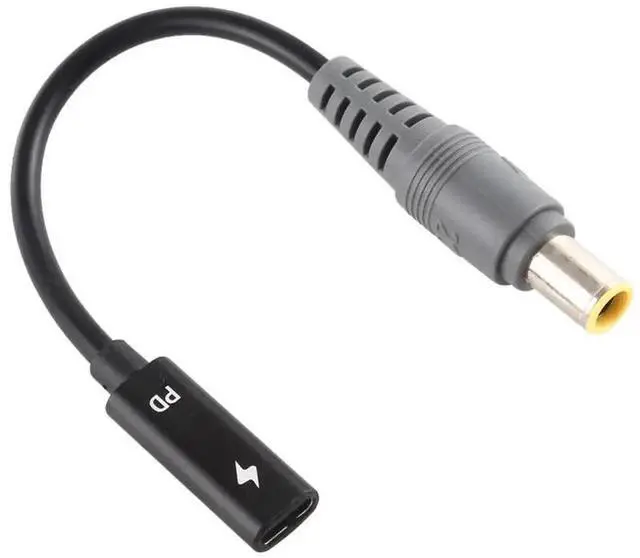 Alt view image 6 of 6 - WRIARICH Type-C PD to 7.9×5.5mm DC Barrel Power Charging Cable, USB-C Input to DC Male Plug Conversion Cord