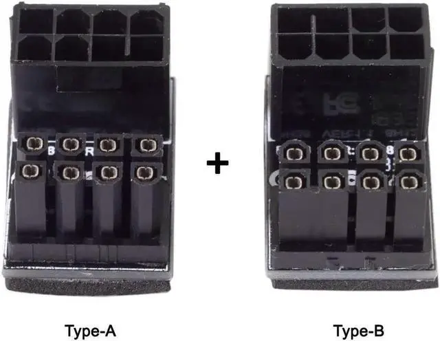 Alt view image 6 of 7 - WRIARICH 180 Degree U-Shaped ATX 8Pin Female to Male Angled Power Adapter for Desktop Graphics Cards