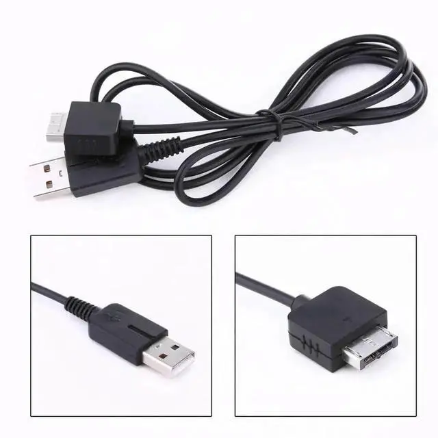 Alt view image 3 of 3 - WRIARICH 2 in 1 USB Charging & Data Sync Cable for PS Vita PSV 1000 Game Console