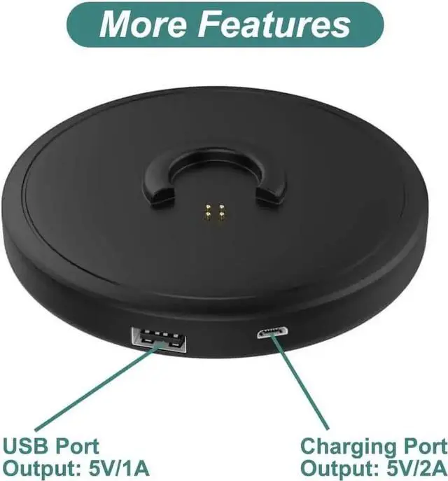 Alt view image 7 of 7 - WRIARICH Charging Cradle Dock with 1M/3.3FT USB Cable for Bose SoundLink Revolve / Revolve+ / Revolve Series II Portable Bluetooth Speaker, Replacement Charging Base Stand for Bose Revolve Speaker