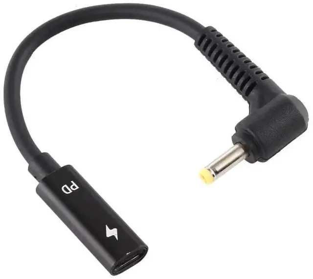 Alt view image 2 of 5 - WRIARICH USB-C Male to DC 4.0×1.7mm PD Power Charging Cable, Type-C to DC Barrel Jack Power Adapter Cord for Laptops, Routers, Single Board Computers & Small Electronics
