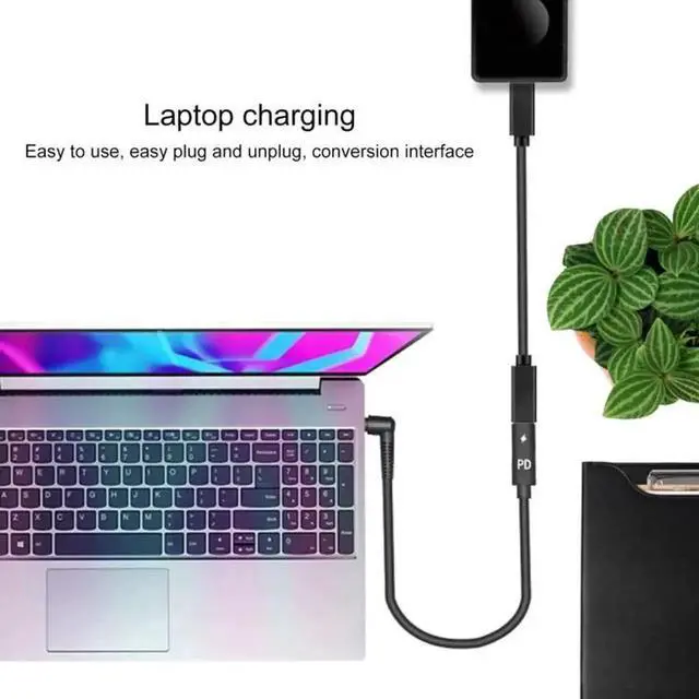 Alt view image 3 of 5 - WRIARICH USB-C Male to DC 4.0×1.7mm PD Power Charging Cable, Type-C to DC Barrel Jack Power Adapter Cord for Laptops, Routers, Single Board Computers & Small Electronics