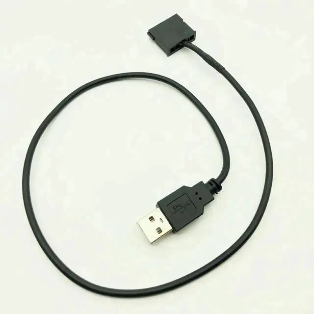 Alt view image 3 of 3 - WRIARICH 50cm 22AWG USB 5V Male to 15Pin SATA Female Power Cable Adapter, Black SATA Power Supply Cord for 2.5 Inch Laptop SATA HDD & SSD