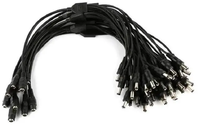 Alt view image 4 of 5 - WRIARICH 5.5x2.1mm DC Power Splitter Cable 1 Female to 2 Male Plug for POE CCTV Tester & IP Camera Power Supply