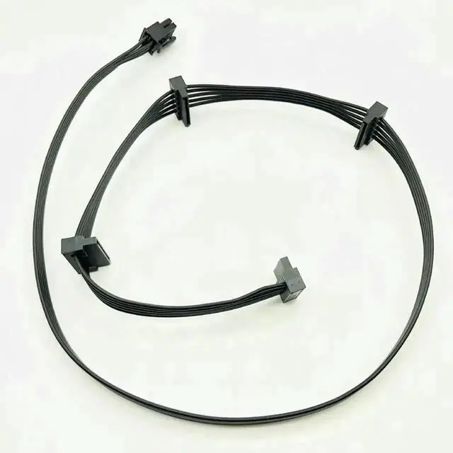 Main image of WRIARICH PCI-E 6Pin Male to 4 SATA Female Power Splitter Cable, 18AWG for Corsair RM650X RM750X RM850X RM1000X Modular PSU