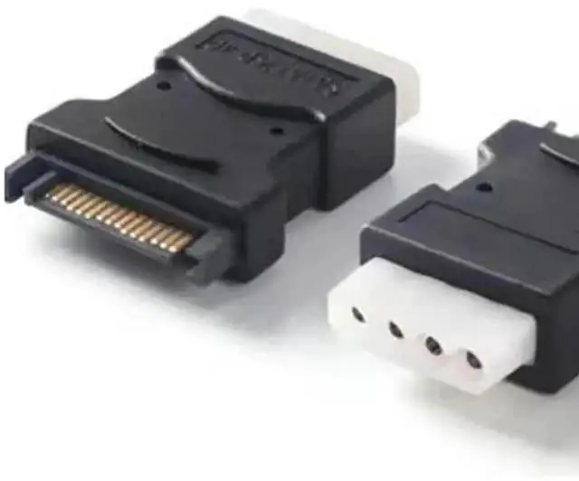 Alt view image 4 of 6 - WRIARICH 2PCS 4Pin Molex IDE to SATA 15Pin Power Adapter Cable, Male Big 4Pin to SATA Female Power Converter for HDD SSD
